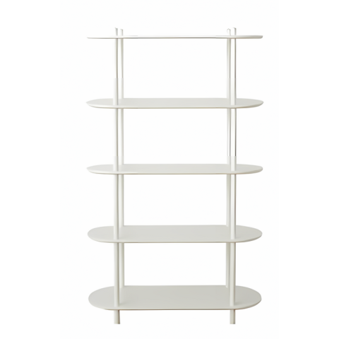 Fuurn SF3704 Curve White 書架 (五層)